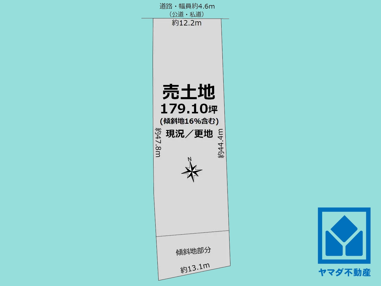 伏見区醍醐赤間南裏町の土地図