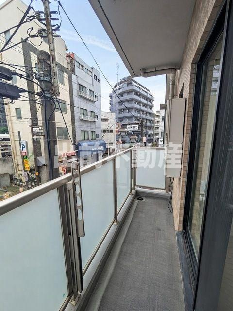 豊島区西巣鴨３丁目の賃貸マンションのバルコニー