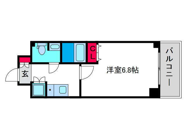 KDXレジデンス難波南の間取り