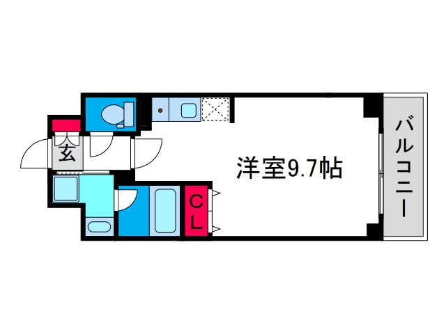 KDXレジデンス難波南の間取り