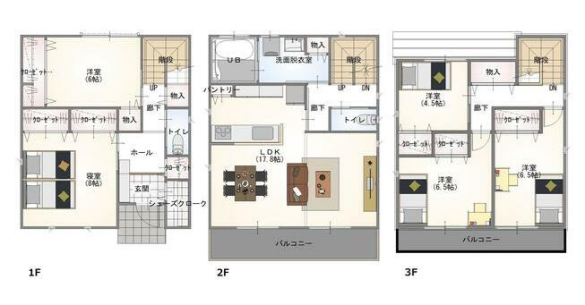 【間取り】の画像