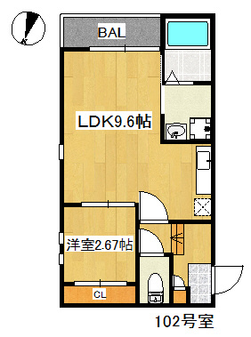 【間取り】 | Grandtic SK西新　仲介手数料、初期費用が安いプライスホーム！