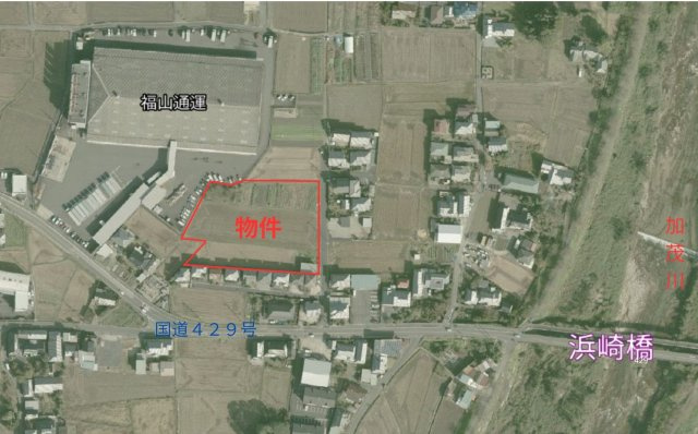 津山市押入　売地　1644坪の地図