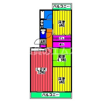 【間取り】 | メゾン川上 | メゾン川上の間取り