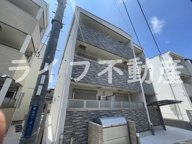 クリエオーレ菱江Ⅲの外観|おしゃれな外観です