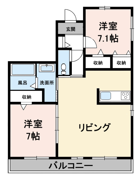 ETHIQUE　　刈谷市の賃貸ならクラスホーム刈谷店の間取り