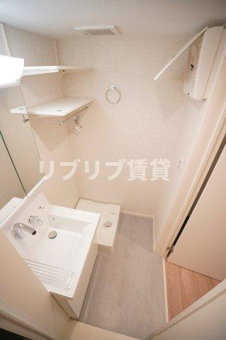 robot home 弁天の洗面所
