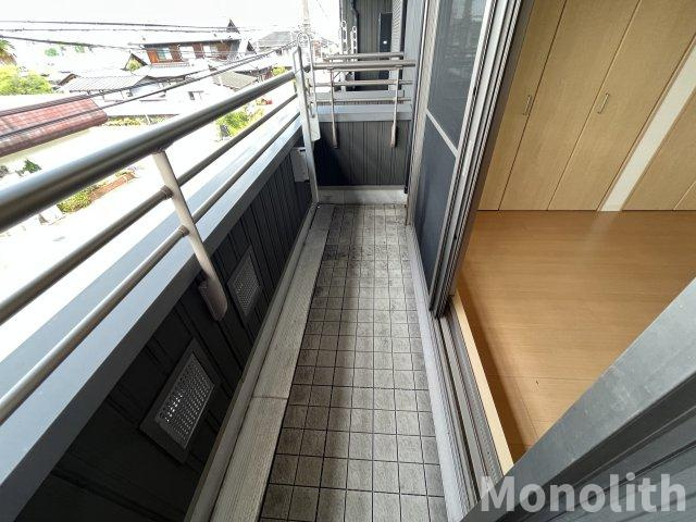 シャーメゾン竹城庵のバルコニー