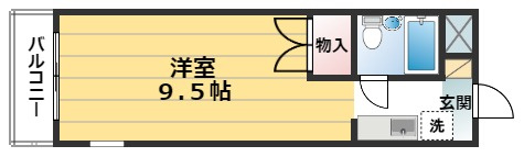 カーサヴェルデ西大路五条（旧ハイツ紅屋）の間取り