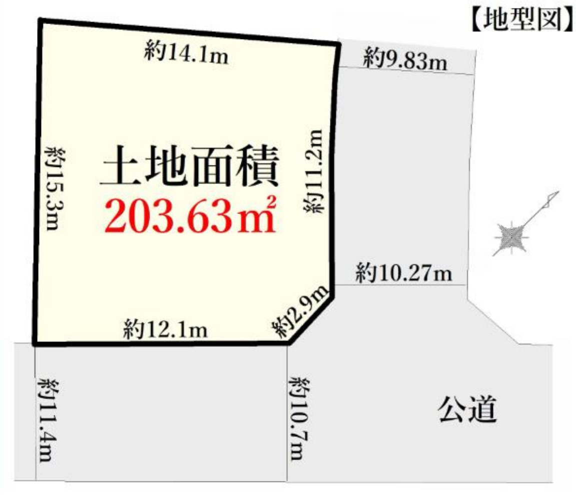 横浜市金沢区能見台1丁目　新築戸建【仲介手数料無料】カースペース2台の区画図