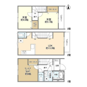 KoletTerrace原木中山の間取り
