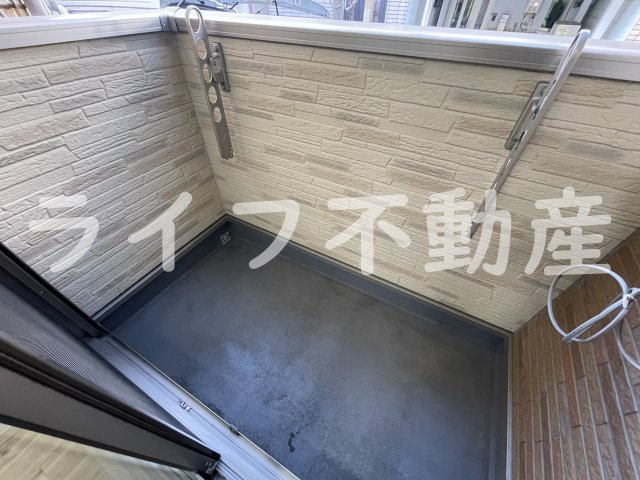 ソレイユ永和のバルコニー|暖かな日差しのふりそそぐバルコニー