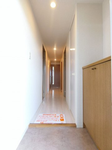 サワン東太田の玄関