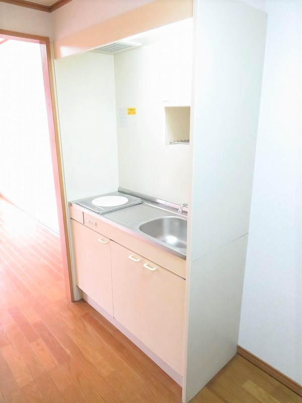 熊本市西区池田２丁目の賃貸マンションのキッチン