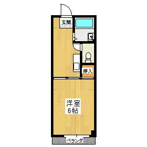 【間取り】 | コスモハイツエコー