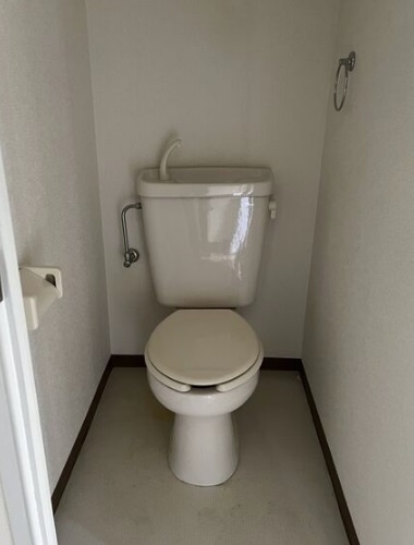 大阪市中央区粉川町の賃貸マンションのトイレ