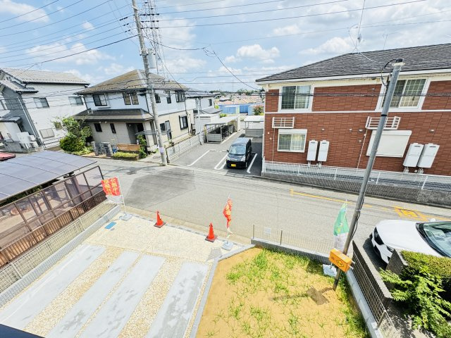 柏市しいの木台５丁目新築戸建（しいの木台８期）の展望|バルコニーより道路側眺望