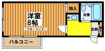 【間取り】 | レオパレス幡ヶ谷第2