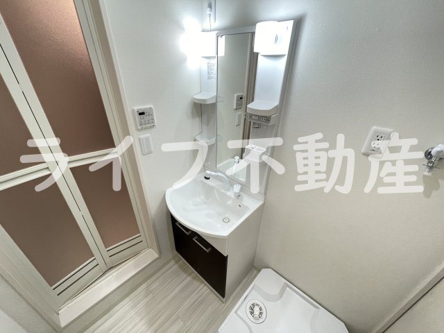 フジパレス吉田EASTの独立洗面台|独立洗面台で身支度をすべて済ませてしまいましょう