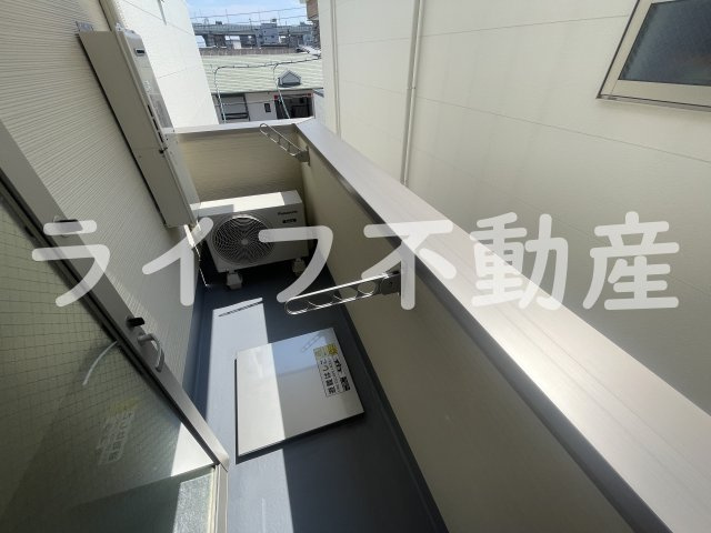 フジパレス吉田EASTのバルコニー|開放的で明るい空間を演出してくれるバルコニーです