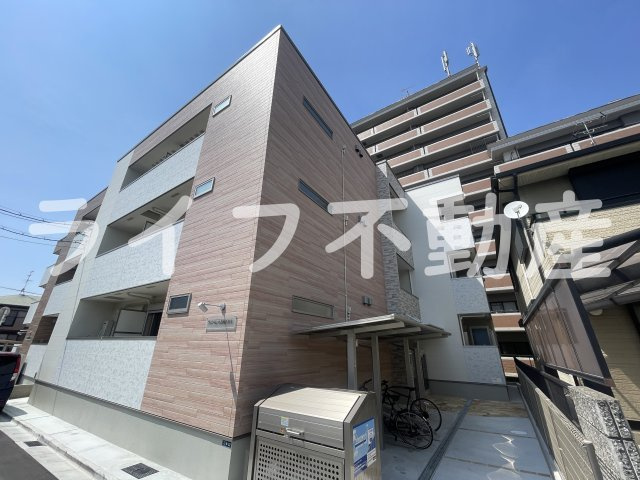 フジパレス吉田EASTの外観|おしゃれな外観です
