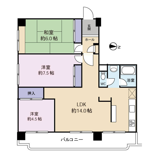 使いやすい間取です！