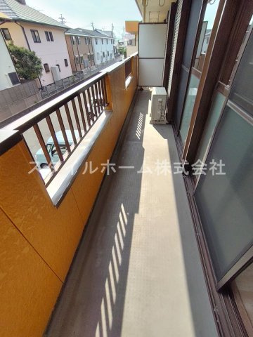 グリーンロード草間のバルコニー