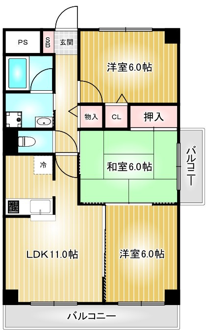 エトワール千代田|名古屋市の賃貸ならMy賃貸の間取り|エトワール千代田
