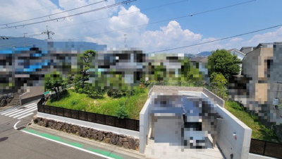 【展望】 | 久出ケ谷町戸建 | 2階リビングより北側の眺望