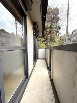 南向き日当たりバルコニー