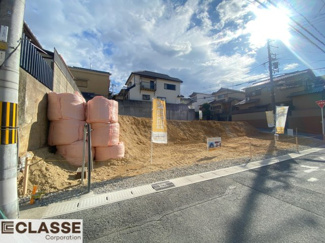 【前面道路含む現地写真】 | 宇治市木幡御蔵山　2区画　C号地　売土地　建築条件無し