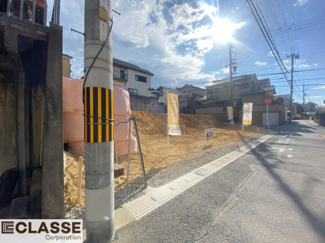 【前面道路含む現地写真】 | 宇治市木幡御蔵山　2区画　C号地　売土地　建築条件無し