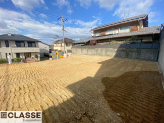 【前面道路含む現地写真】 | 宇治市木幡御蔵山　2区画　C号地　売土地　建築条件無し