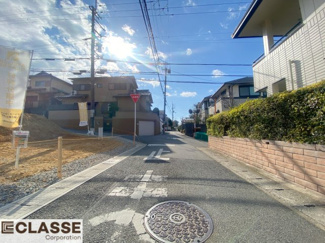 【前面道路含む現地写真】 | 宇治市木幡御蔵山　2区画　D号地　売土地　建築条件無し