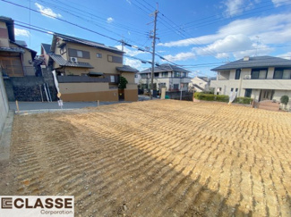 【前面道路含む現地写真】 | 宇治市木幡御蔵山　2区画　D号地　売土地　建築条件無し