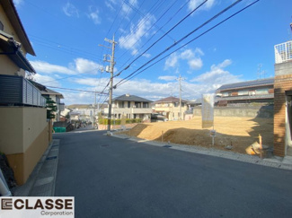 【前面道路含む現地写真】 | 宇治市木幡御蔵山　2区画　D号地　売土地　建築条件無し