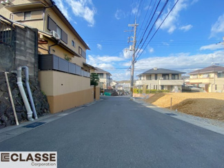 【前面道路含む現地写真】 | 宇治市木幡御蔵山　2区画　D号地　売土地　建築条件無し