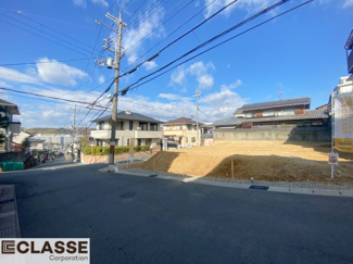 【前面道路含む現地写真】 | 宇治市木幡御蔵山　2区画　D号地　売土地　建築条件無し