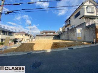 【前面道路含む現地写真】 | 宇治市木幡御蔵山　2区画　D号地　売土地　建築条件無し