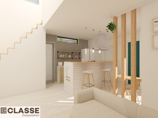 【完成予想図】 | 宇治市木幡御蔵山　2区画　D号地　売土地　建築条件付き | 弊社標準仕様（アトリエスタイルハウス仕様）では、耐震等級3相当が標準です。間取りにもよりますので、設計士に確認しながら、ご希望の間取りとの兼ね合いで考えていきましょう。