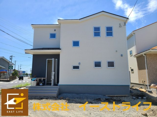 【新築戸建】平泉崎第7※子育て支援対象※の外観|2024.8月撮影　現況写真です。随時ご案内いたします。お気軽にお問い合わせください。