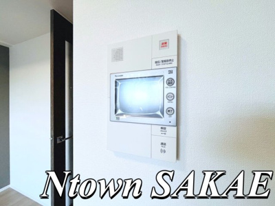 【セキュリティ】 | メイクス鶴舞Ⅱ | モニター付きインターホンです。