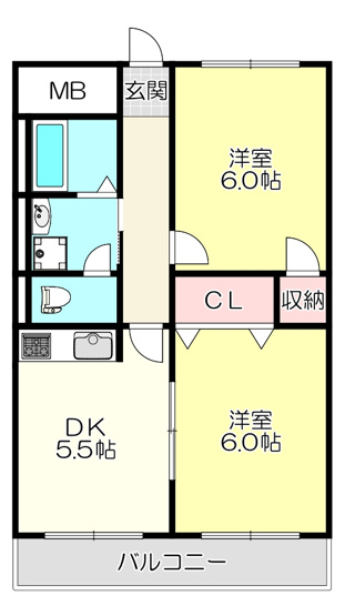 【間取り】 | ロイヤルハイツ太田