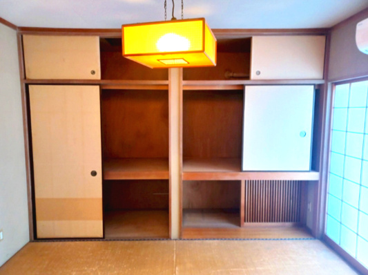 川越市砂　中古戸建の和室|2階6畳和室も収納たっぷり。