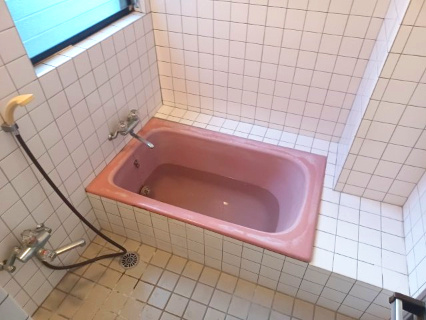 川越市砂　中古戸建の浴室|1階お風呂