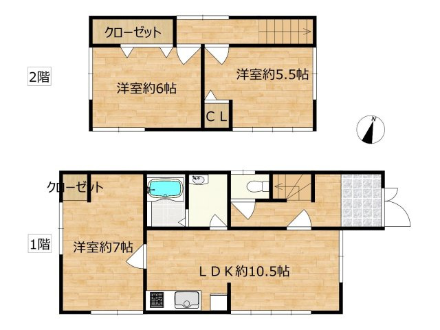 【間取り】 | 高知市加賀野井2丁目