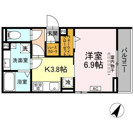D-avance池端　　刈谷市近郊の賃貸ならクラスホーム刈谷店の間取り