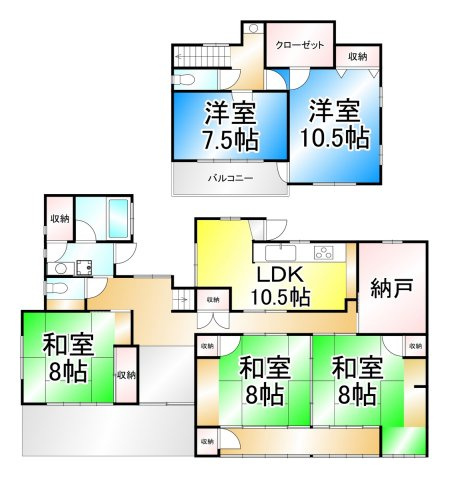 東和田戸建の間取り