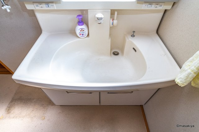 東和田戸建の洗面所