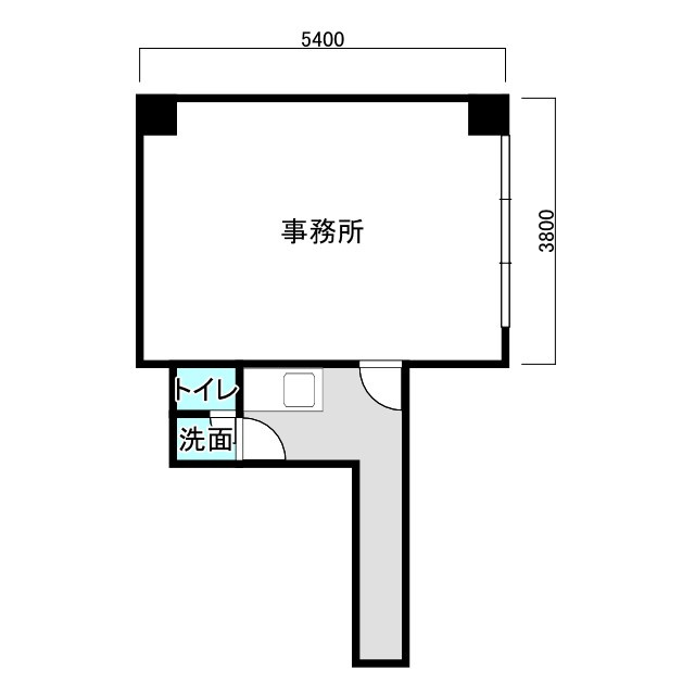 一つ山ビルの間取り